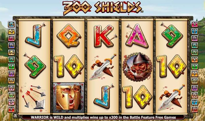 Игровой автомат 300 shieds.